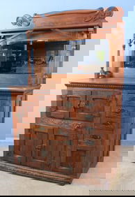 Gurney Refrigerator Co. Ice Box Sideboard C. 1881