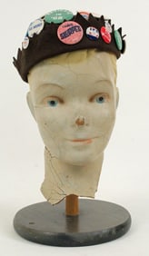 Felt Jughead Hat w/ Pin Back Buttons