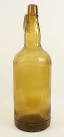 Early 1900's Amber Whiskey Store Display Bottle