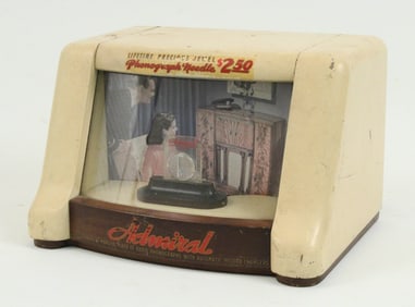 1940 Admiral Phonograph Needle Lighted Display