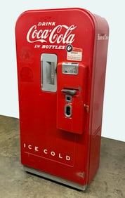 1950's Coca Cola Vendo Model 39 Vending Machine