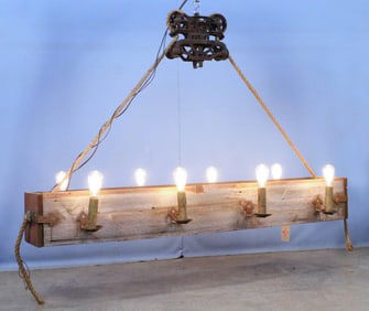 Hay Pulley (12) Light Custom Island Light