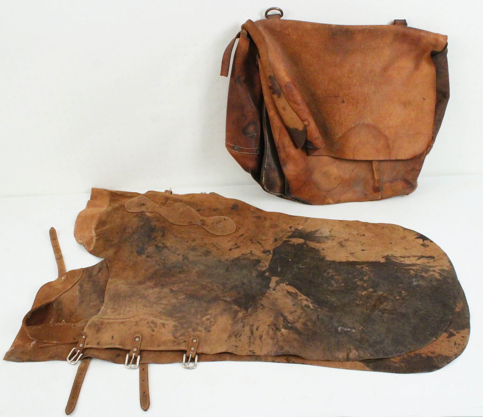 1965 Bucheimer Leather Mail Bag & Chaps (1 of 7)