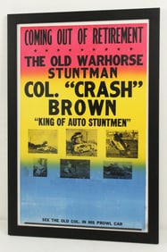 Col. "Crash" Brown Stuntman Poster