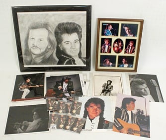 Group of Marty Stuart & Travis Tritt Photographs