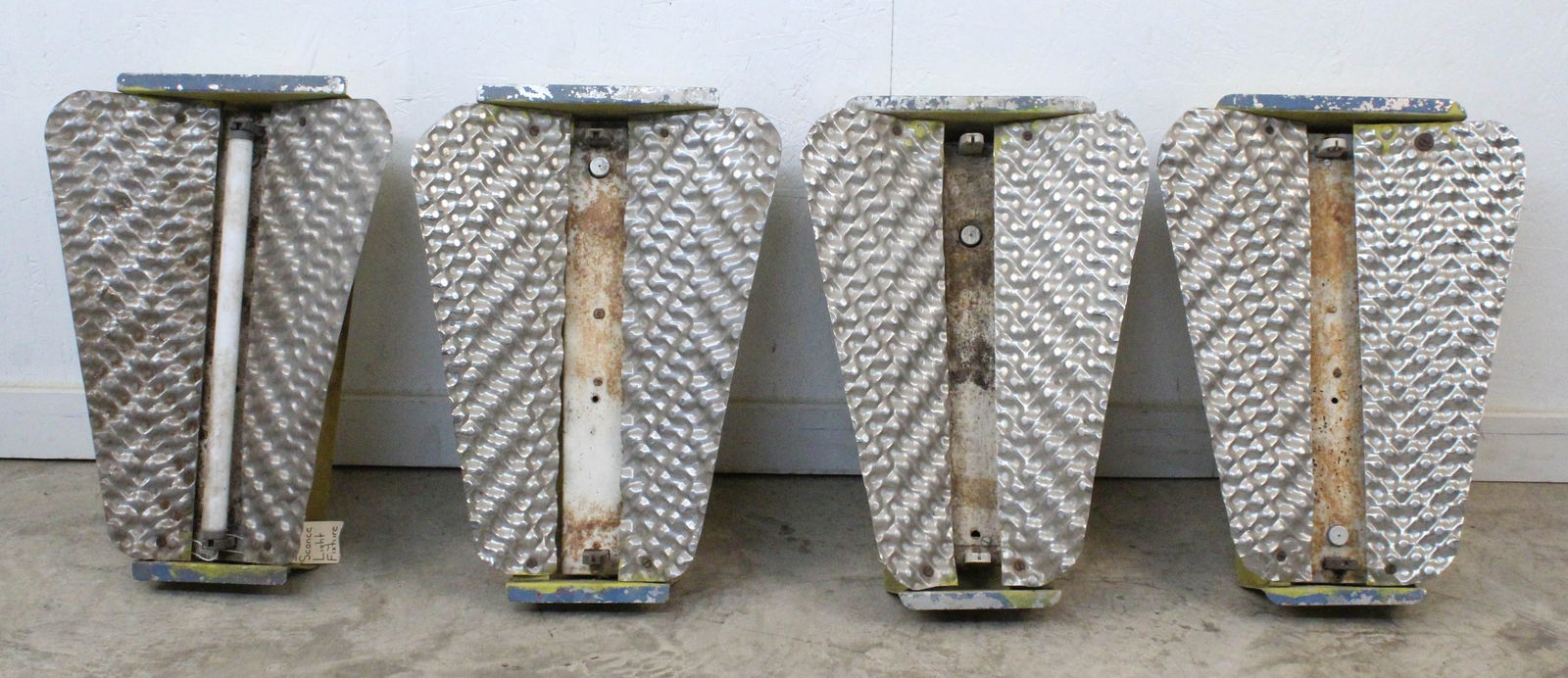 (4) 1940s'/1950's Metal Sconce Light Fixtures (1 of 4)