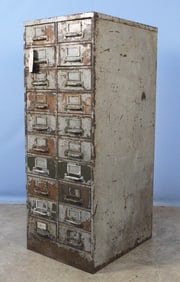 1930's/1940's/ Industrial Cabinet w/ (20) Drawers