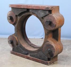 Circa 1900 Large Wooden Foundry Mold