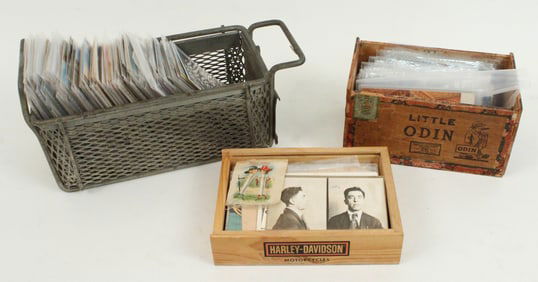 (3) Boxes of Postcards, Incl. Covered Bridges