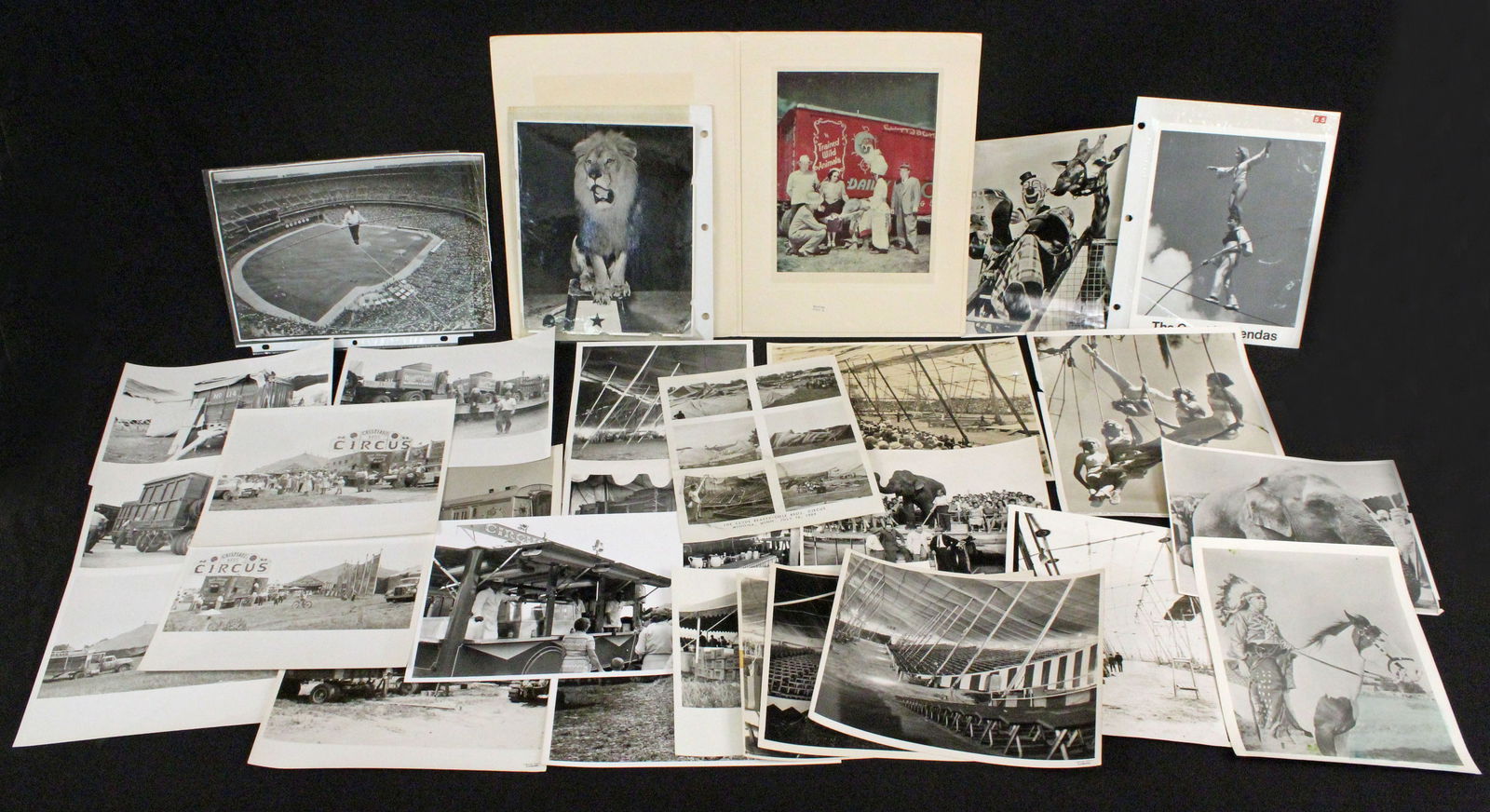 (29) Black & White Circus Photographs, 1940's/70's (1 of 11)