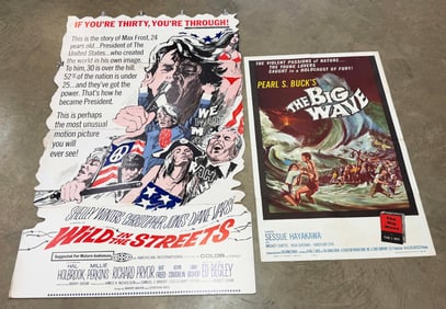 1960's Wild In The Streets & The Big Wave Posters
