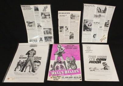 Group of Movie Press Kits & Pressbook