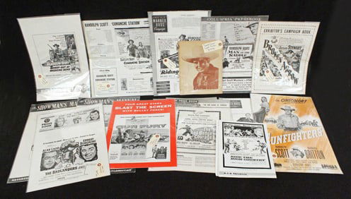 Group of Western Film Pressbooks