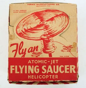 1950's Atomic-Jet Flying Saucer Helicopter Toy