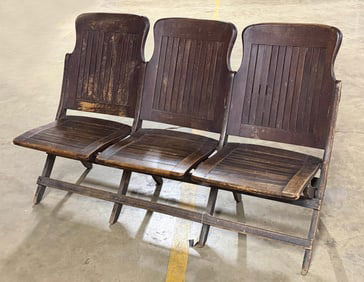 Folding Wooden Theater Seats