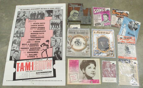 T. A. M. I. Show Poster & Music Memorabilia