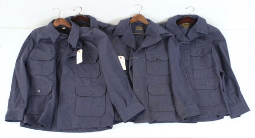 (4) USAF Wool Flight Shirts Korean