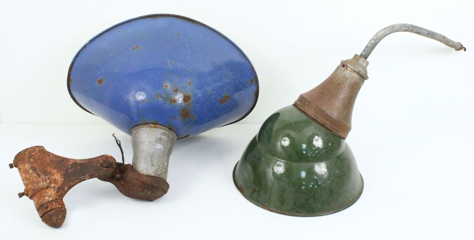 (2) Industrial Porcelain Lights (1 of 7)