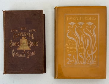 1776-1876 Centennial Cookbook & Favorite Dishes