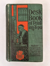 Desk Book of Printing Type, C. 1898