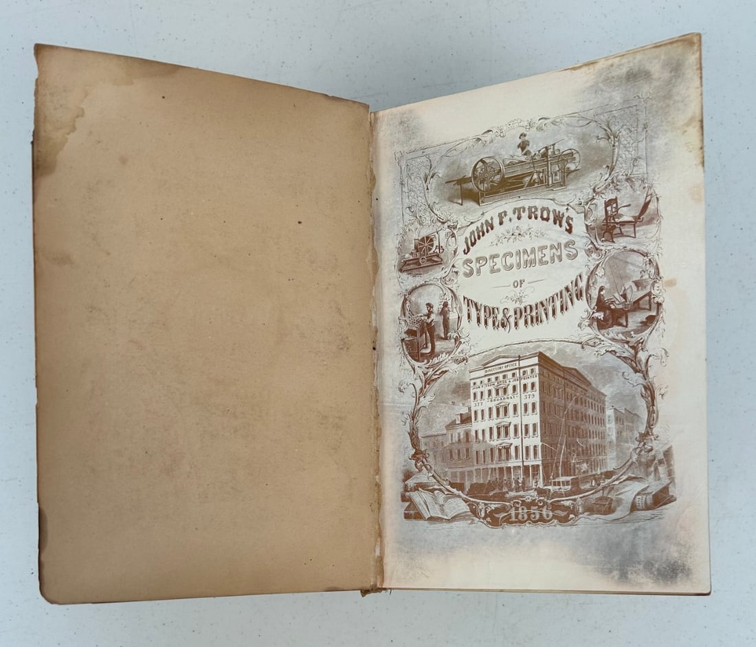 Rare John F. Trow's Specimens of Type and Printing (1 of 19)