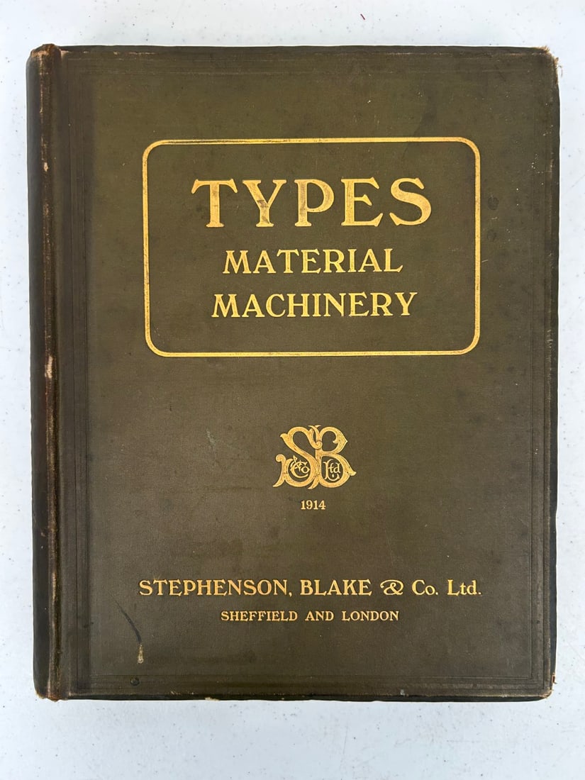 Stephenson, Blake & Co Types, Material & Machinery (1 of 19)