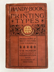 Bruce's New York Type Foundry Specimen for Printer