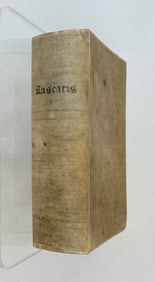 Book by Constantini Lascaris bound in Vellum, 1533