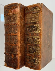 2 Vols. Historia Ecclesiastica by Claudii Abbatis