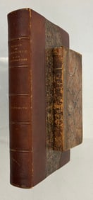 2 19th C. Leather Bound English Literature Books
