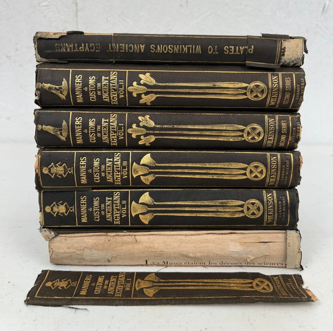 6 Vol. Manners & Customs of the Ancient Egyptians (1 of 20)