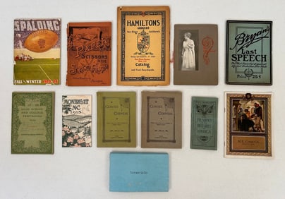 12 Antique and Vintage Catalogs and Booklets