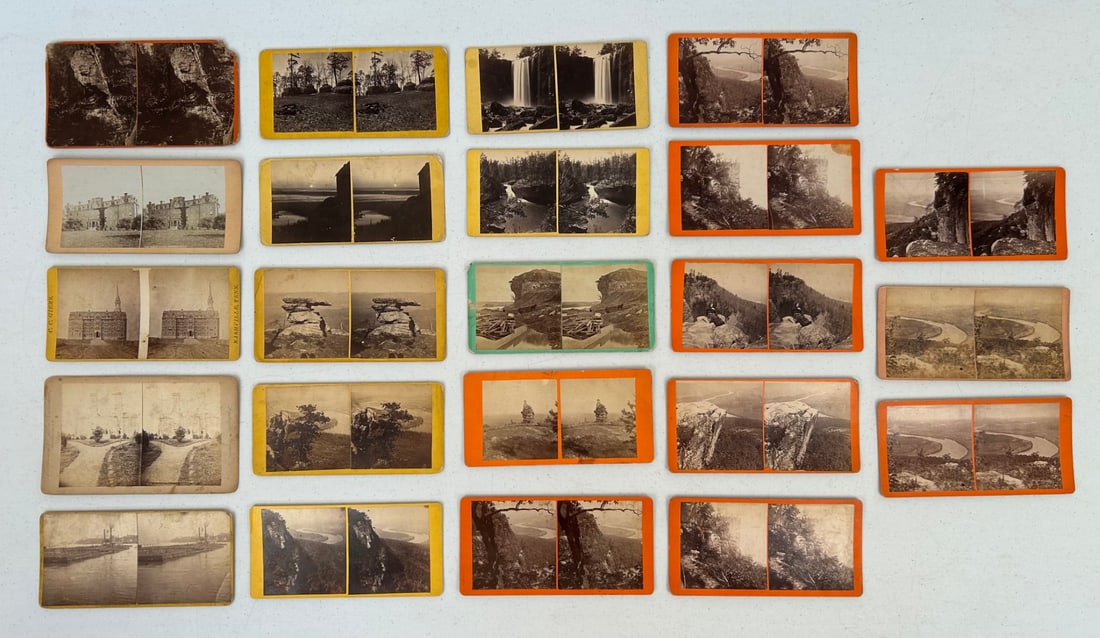 23 19th C. Stereographic View Cards of Tennnessee (1 of 12)