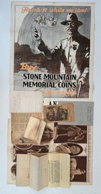 Stone Mountain & Confederate Ephemera Lot