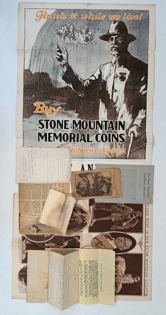 Stone Mountain & Confederate Ephemera Lot (1 of 20)