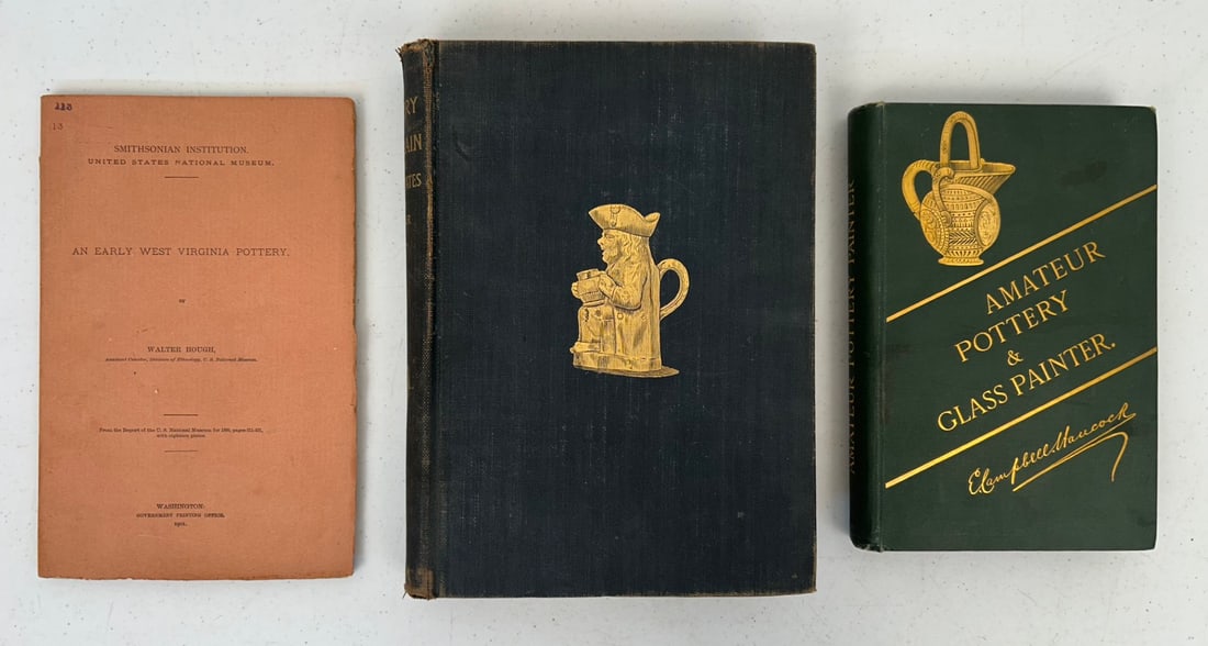 3 Early Pottery, Glass and Porcelain Books (1 of 19)