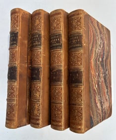 4 Vol - London History Books by J. Heneage Jesse