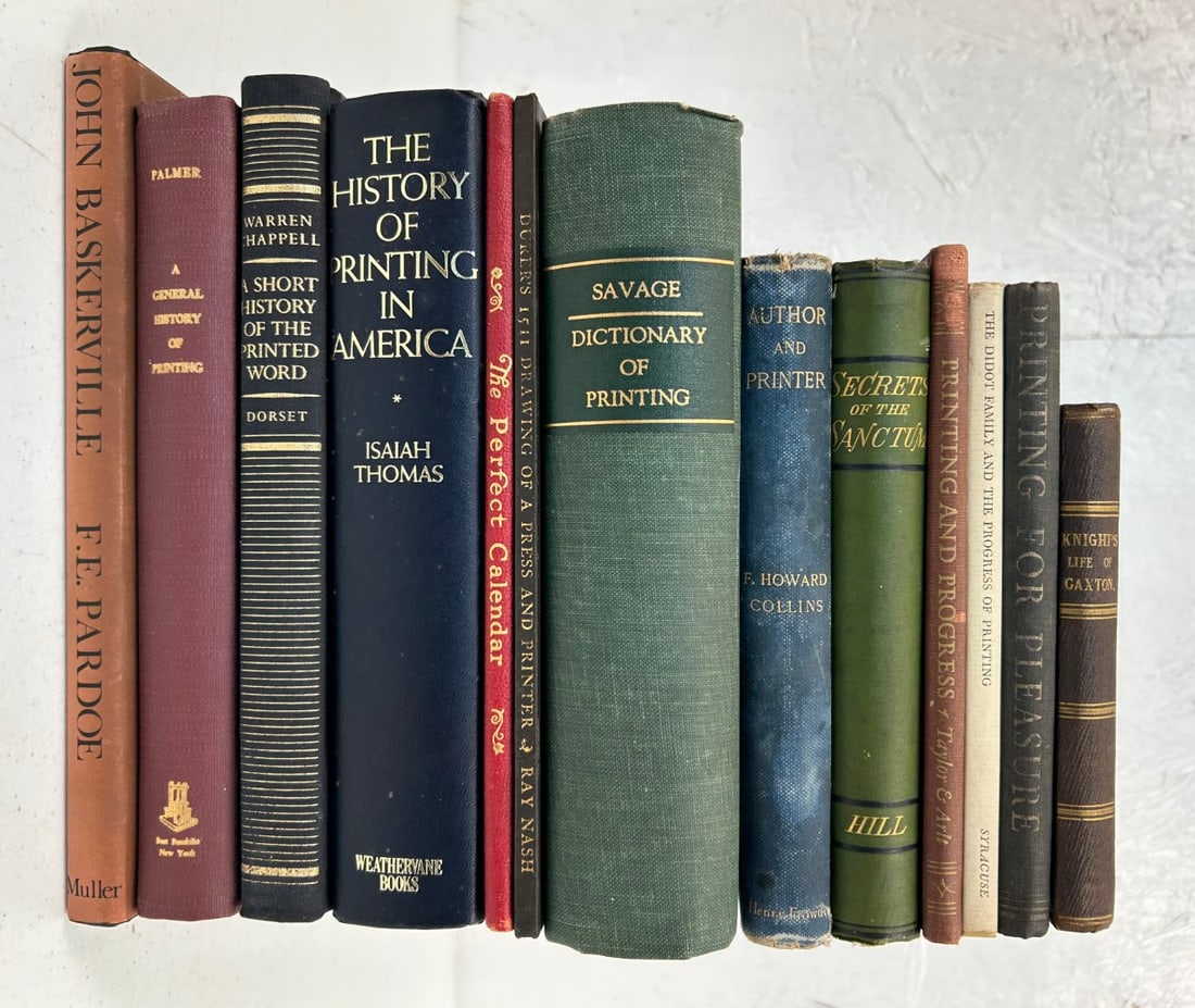 13 Misc. Hardcover Books on Printing (1 of 15)