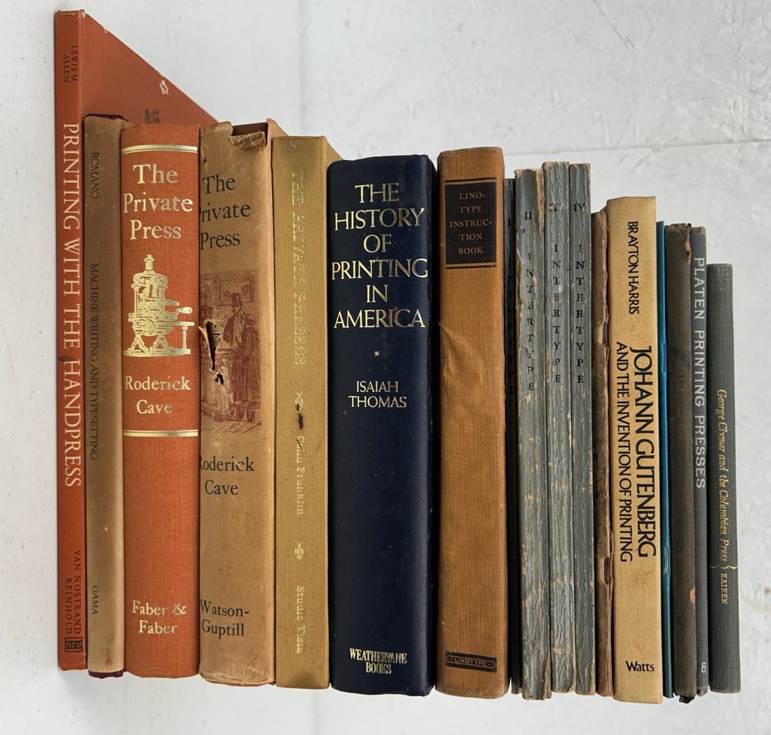 17 Misc. Books on Printing and Printing Presses (1 of 11)