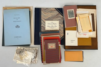 Lot of Printing Related Ephemera & Broadsides