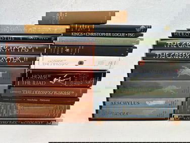19 Misc. Hardcover Greek Literature Books