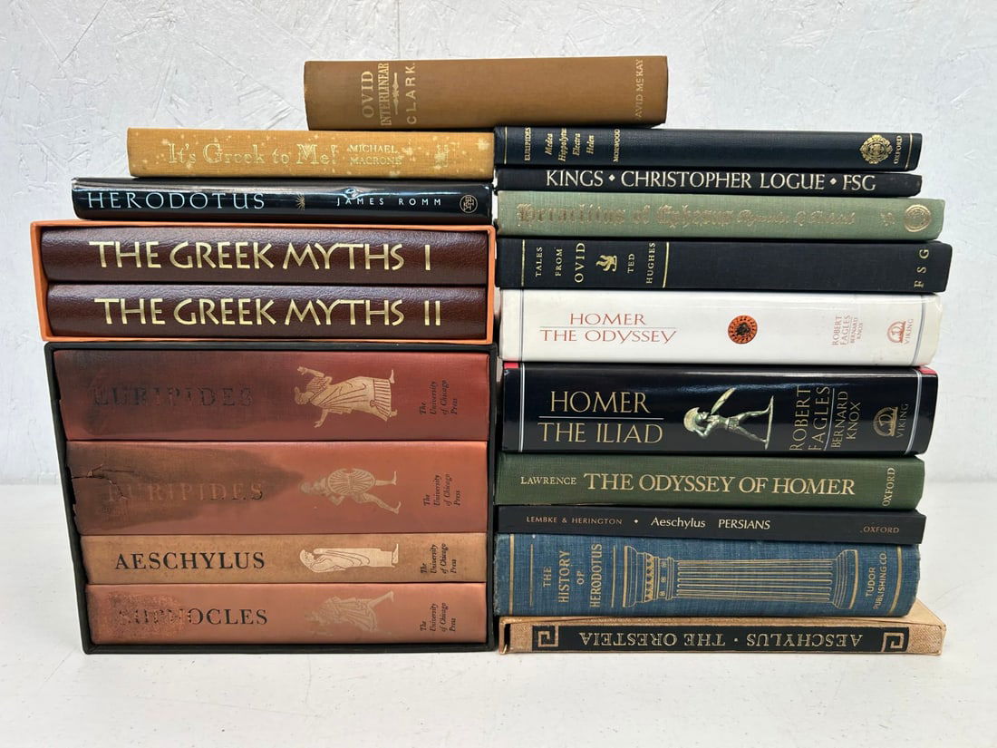 19 Misc. Hardcover Greek Literature Books (1 of 14)