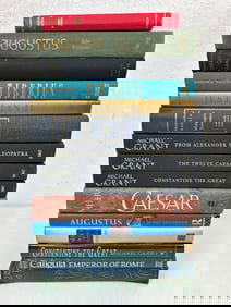 15 Misc. Hardcover Books on Roman Emperors