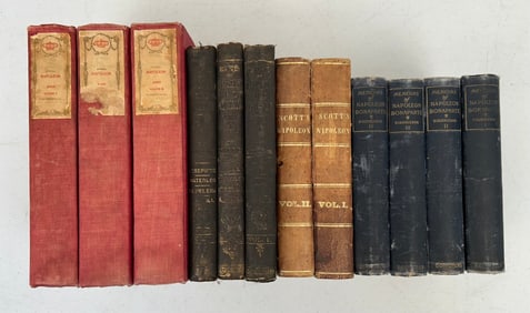 4 Hardcover Sets - 19th century Napoleon Books