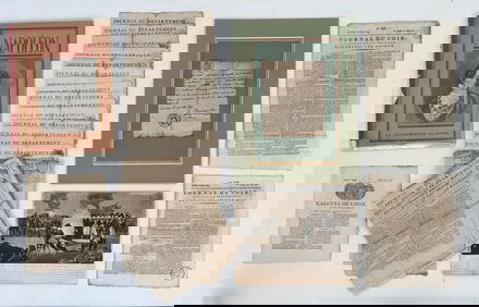 49 pc. 18/19th c. Napoleon Documents and Ephemera