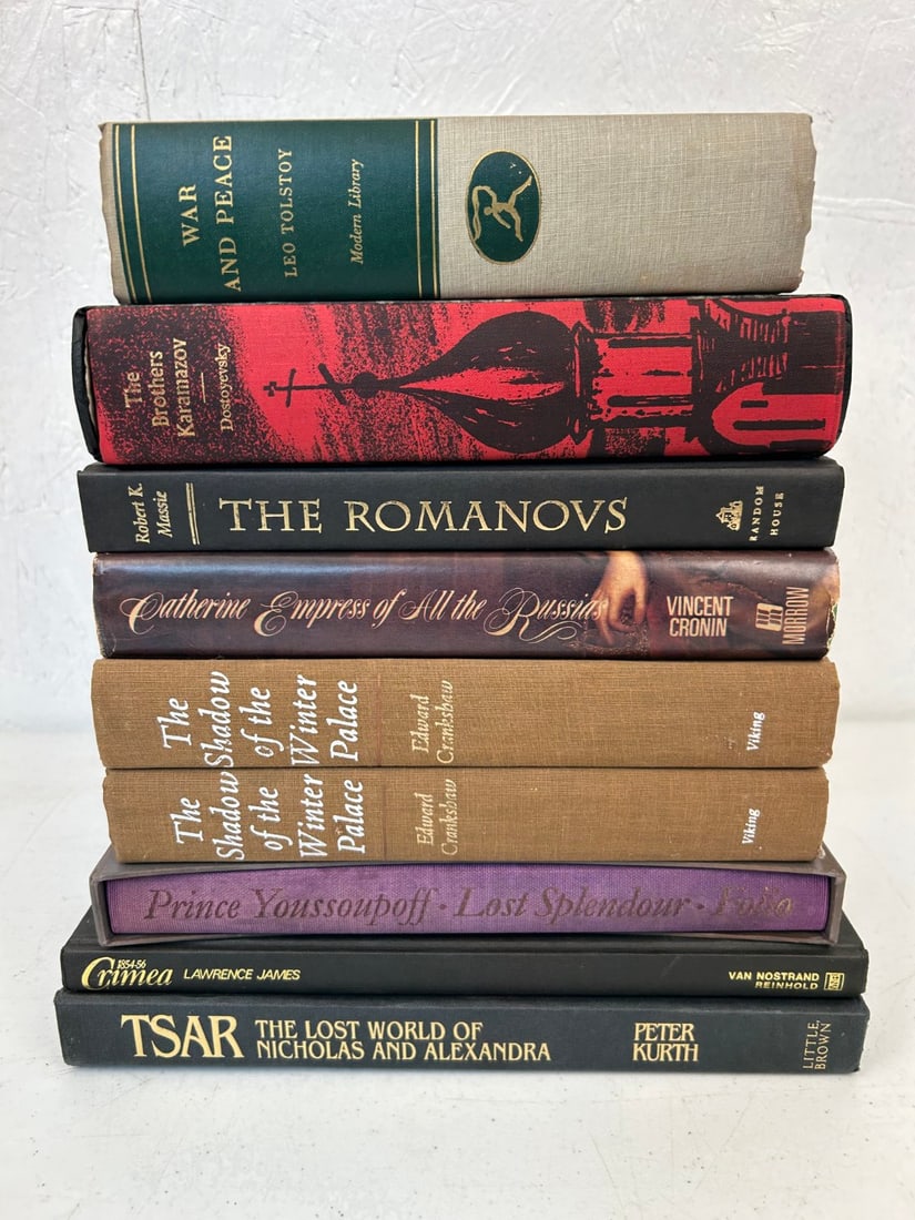 9 Hardcover Books on Russia and Russian History (1 of 8)