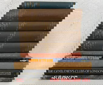 Lot of 10 Antique Hardcover Books on London