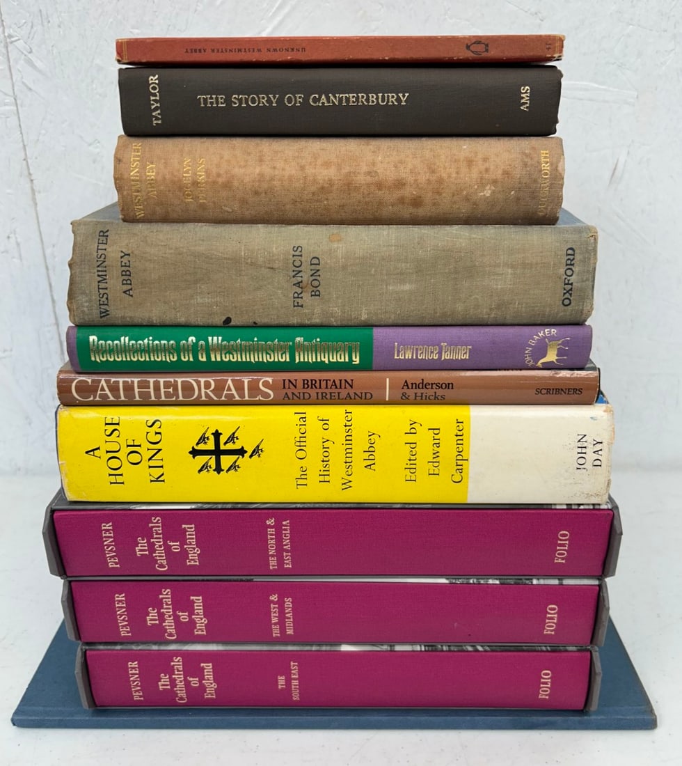 11 Hardcover Books on English Cathedrals (1 of 10)
