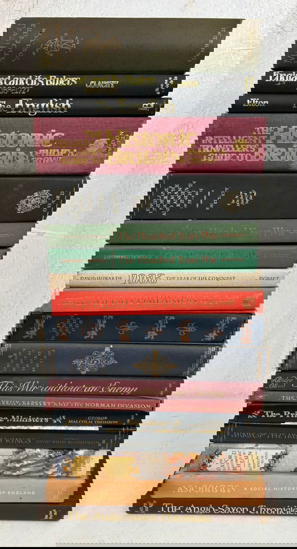 18 Hardcover Books on Early English History (1 of 10)