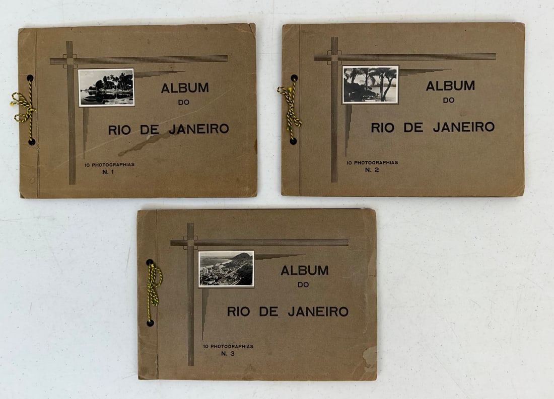 Three Rio de Janeiro Souvenir Photo Albums c.1930 (1 of 12)